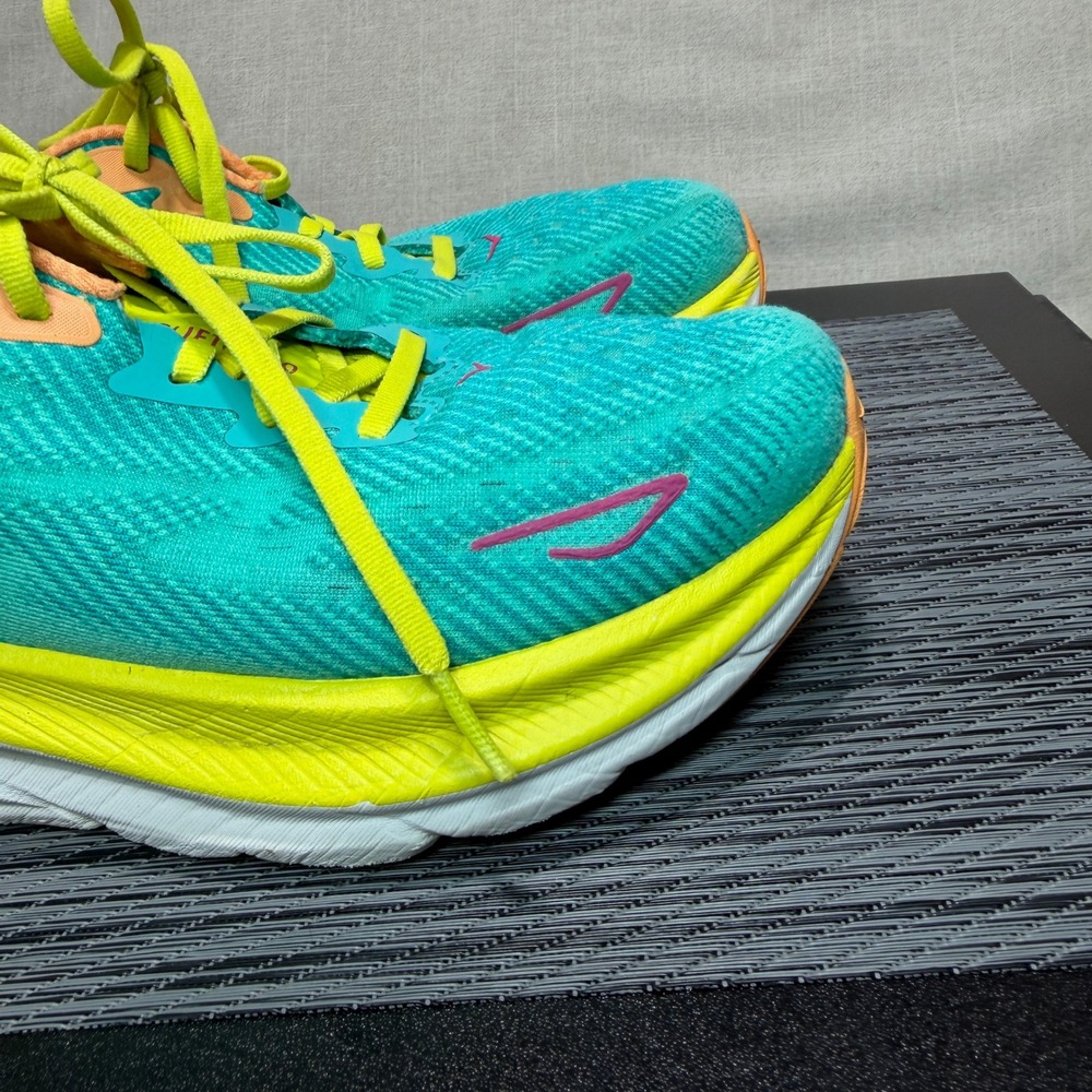 Hoka One Clifton 9 Running Shoes - Womens 8 - Cerise Primrose 1127896 CEPR - Picture 7 of 15
